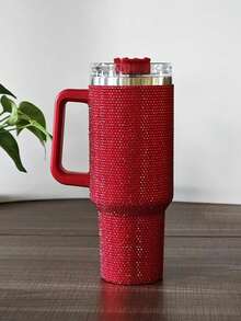 This Is The Most Popular 40oz Ice-Cold Mug Right Now, Suitable For Both Cold And Warm Drinks. It'll Accompany You And Your Family Through Every Spring, Summer, Autumn, And Winter. - Hoa hồng đỏ - Xem 1
