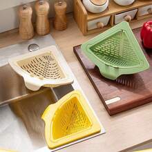1pc Magnetic Kitchen Sink Strainer, Drain Basket, Household Vegetable Washing Bowl Drain Rack - Multicolor - View 4