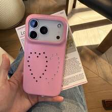 新年氛围可爱蜡皮黑白双心水钻手机壳，适用于 17 Pro Max/16 Pro Max/15 Pro Max/14 Pro/13 手机，女士创意设计手机壳 - 彩色 - 查看 22