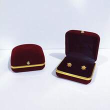 1pc Premium Jewelry Box For Rings, Bracelets, Necklaces, Earrings And Accessories - Red - View 6