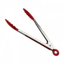 9-Inch Nylon Silicone Food Tongs, Heat Resistant High Temperature For Grilling, Barbecue, Baking Bread - 9-inch PP Bag Packaging - View 3