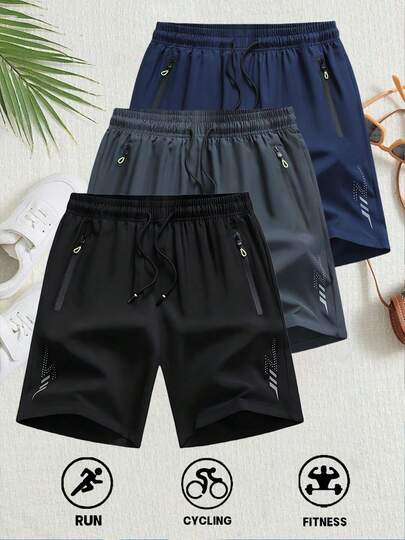 Pantalones cortos deportivos de verano para mujer talla grande vendidos con bolsillos y cintura con cordón: secado rápido, elásticos, transpirables, adecuados para uso casual, correr y hacer ejercicio
