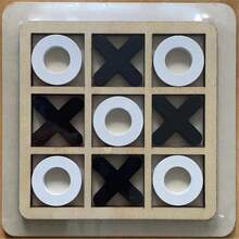 木制九宫格井字棋盘 - 益智拼图玩具，桌面游戏，锻炼逻辑思维 - 生日/节日礼物 - 彩色 - 查看 15
