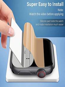 5pcs HD Hydrogel Film Explosion Proof, Scratch Resistant, Scratch Resistant, Automatic Repair, Watch Screen Protector Film Compatible With Apple Watch Series 11/10/4/5/6/7/8/9 SE 38mm/41mm/42mm/44mm/45mm/46mm/49mm - Clear - View 6