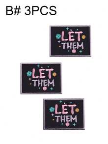 Bộ 3/6 miếng vá thêu chữ cái tiếng Anh nhiều màu sắc, hình hoạt hình dễ thương bằng polyester, miếng vá ủi quần áo tự làm, phụ kiện may vá, miếng vá vải để may/dập nóng cá nhân hóa cho mũ và quà tặng mẹ, miếng vá thêu tên tùy chỉnh, nhiều màu sắc, thú vị, độc đáo, quà tặng bạn trai, bạn gái, trường học, văn phòng, giáo viên, đồng nghiệp, áo khoác, mũ lưỡi trai, áo sơ mi, áo khoác, ba lô. - Nhiều màu - Xem 13