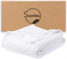 Sushing Luxury Fleece Warm Blanket, Soft Lightweight Velvety Plush Blanket For Sofa And Bed, Cozy Comfy For All Seasons(True White, 108*90 Inches) - ColorG - 查看 6