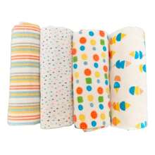 TendenciaSet 4 Sábanas Para Bebé Manta Franela Cobijas Recién NacidoCalidad premium - 1 - Ver 11