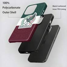 Funda de teléfono con espejo del equipo de fútbol Eagle . Funciona como un espejo y es compatible con  17,  16 Pro Max,  15 Pro Max,  13 y  12. Fabricada en TPU resistente, garantiza una excelente protección contra golpes y caídas. Un regalo perfecto para deportistas, familiares, amigos, cumpleaños o cualquier ocasión especial. - Blanco - Ver 7