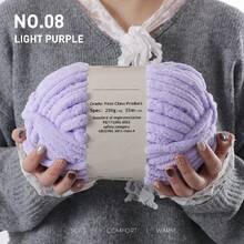 1pc 250g Chunky Dopamine Yarn Skein, Handmade Knitting Scarf, DIY Blanket, Cushion, Non-Shedding - 250 Grams - View 22