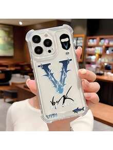 Funda de teléfono de la marca de moda VRUNK para iPhone 16e 16 15 14 13 12 11 Mini Pro Max X XR XSMax 7 8 Plus, con diseño anti-caída - TMSJ-306TMSJ25610607 - Ver 8