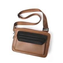 New Multi-Function Password Lock Chest Bag, Anti-Theft Outdoor Casual Crossbody Bag, Minimalist Fashion Shoulder Bag Phone Bag , Vintage - Multicolor - View 13