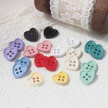 10/20 chiếc cúc nhựa hình vuông hoạt hình nhiều màu sắc 1.8cm, cúc may bằng nhựa, thích hợp cho đan len, may quần áo và đồ thủ công tự làm, đồ dùng nghệ thuật, phụ kiện may vá. - Khối nhiều màu - Xem 9