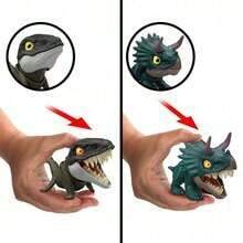 Mattel Mini Baryonyx Dinosaur Collectible Finger Toy, Kids Realistic Model - Mini Dinosaur Series - Mosasaurus - View 4