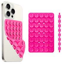 3/2/1pcs Set Random Style Silicone Suction Cup, Suitable For Phone Cases, Tablets. Silicone Suction Cup Phone Case Sticky Stand, Strong Adsorption For Selfie Video, [Each Phone Sticker Has 24/28/40 Suction Cups.] - Multicolor - View 11