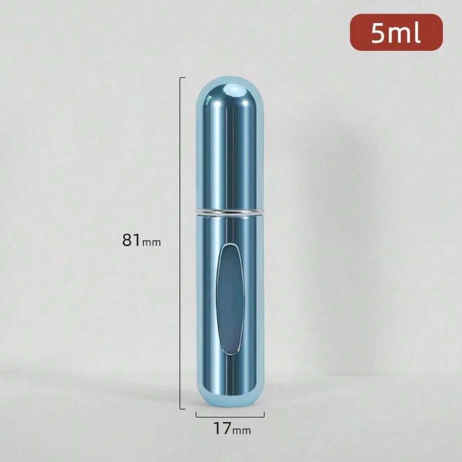 1PC Mini Refillable Perfume Bottle Atomizer Aluminum Spray Portable Portable Travel Liquid Container Cosmetics Dispenser Tool - 1 cái 5ml-14 - Xem 1