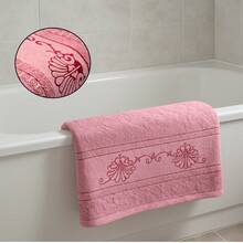 Toalla de Baño - Suaves al Tacto - 1 Pieza al Azar - Hermosos Colores - Con relieve en la toalla. Colores al azar en el envio. - Multicolor - Ver 3