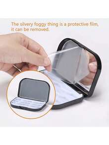 1 pieza/2 piezas Caja de almacenamiento de pestañas postizas, Estuche de viaje de 3 capas para pestañas postizas con espejo, Contenedor de almacenamiento de pestañas - Multicolor - Ver 7