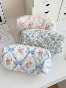Simple Pencil Bag Pen Holder Case Cosmetic Storage Organizer For Office Stationery Markers And Coin Pouch Makeup Bags - Nhiều màu - Xem 6