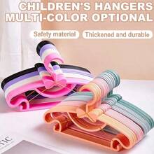 10 móc treo quần áo trẻ em bằng nhựa có nơ, chống trượt, thích hợp để treo quần áo trẻ sơ sinh/trẻ nhỏ, siêu mỏng - Nhiều màu - Xem 9
