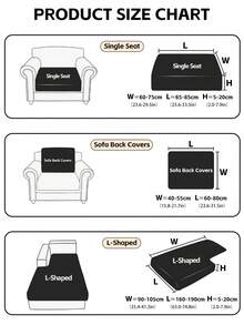 1pc Geometric Sofa Cover, Graphic Accent For An Instant Home Refresh, Practical And Slipcover - Grey - View 2