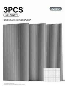 JIPO SPORT 2英寸厚楔形吸音泡沫板，1/2/3片装（47.24英寸 x 23.62英寸 x 1.96英寸），家庭影院/录音室隔音材料，降噪，阻燃设计，黑/白/灰三色可选 - 彩色 - 查看 15