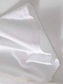 Tea House Pattern T-Shirt - Soft Pink Round Neck Short Sleeve, Casual Women's Top, Elegant Tea Cup And Floral Print Design, Perfect For Spring And Summer - White - View 3