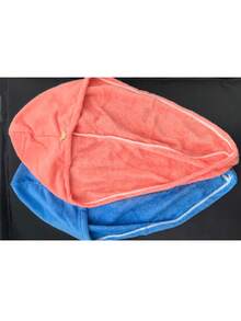 新款加厚双层珊瑚绒女士干发巾帽，超强吸水速干干发巾/浴巾 - 彩色 - 查看 2