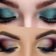 TendenciaPaletas De Sombras Varios Tonos Mate Brillante 10 ColoresCalidad premium - Verde - Ver 3