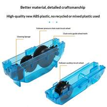 1pc Handheld Bicycle Chain Cleaning Tool, No Need To Disassemble Chain, Durable And Easy To Use, Suitable For Comprehensive Bicycle Chain Maintenance - Multicolor - View 10