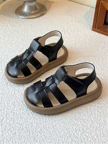 2026 Summer New Toddler 1-3 Years Old Boys & Girls Nursery Extremely Soft Headband Sandals - Black - View 2