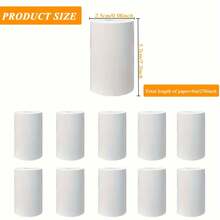Mini Instant Camera Refill Print Paper Rolls Coreless ThermalPrint For 57mm Portable Mobile Receipt Photo Printer - Multicolor - View 3