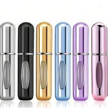 4-Pack 5ml Portable Refillable Perfume Atomizer Spray Bottle Perfume Pump, Portable Perfume Atomizer, Portable Refillable Mini Spray, Portable Perfume Subpackage Spray Bottle, Travel Supplies (Christmas Gift) - Multicolor - View 9