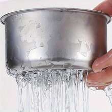 1个重型不锈钢厨房水槽滤篮 - 鹅颈式可拆卸水龙头沥水架，细网防堵塞，可用洗碗机清洗，兼容标准水槽设计，易于清洁，节省空间，适用于家庭和商业用途，餐厅厨房，防锈材质 - 彩色 - 查看 11