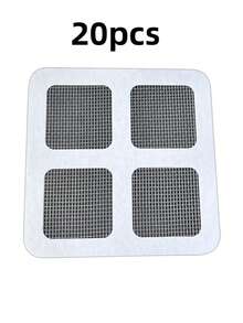 10pcs Kitchen Sink Drain Covers, Disposable Bathroom Hair Catcher Filters 4"X4", Bathroom Drain Clog Protector, Kitchen & Bathroom Drain Strainers, Drain Filters, Anti-Clogging Drain Filters, Sink Debris Trapping Pads, Drain Mosquito Barrier Nets, Household Kitchen Drain Blocking Supplies, Filtering Pads - Multicolor - View 12