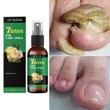 2-Pack Ginger Nail Care Spray, Multi-Functional Foot Care Liquid, Specially Designed For Discolored And Thickened Nails, Suitable For Both Hands And Feet, Nourishes And Protects The Nail Surface, Maintains Good Condition, Gentle And  Formula Suitable For All Skin Types, Easy To Use. RBPQ - 2 - Xem 6