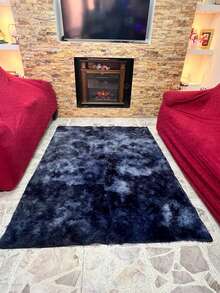 ALFOMBRA MULTICOLOR PARA EL HOGAR 200X150 - Azul Marino - Ver 2