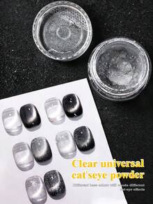 0.5克/片 猫眼美甲凝胶粉，细闪猫眼磁性粉，美甲师美甲用品 - 彩色 - 查看 4