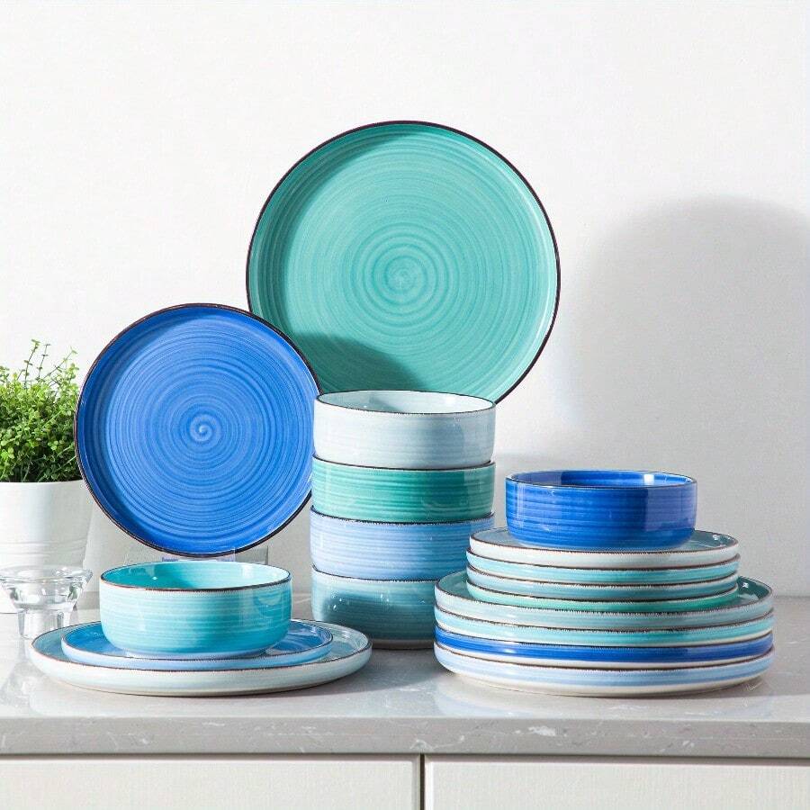 Eetsets - Blauw Assorti - Bekijken 1