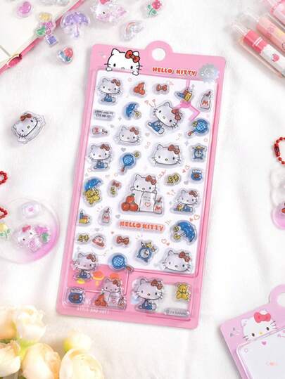 可爱3D卡通宝藏贴纸，趣味装饰泡泡贴纸，颜色随机发货