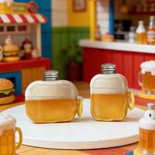 Creative Beer Can With 3D Bottle Cap Design Protective Case Compatible With Apple Charging Case, Scratch-Resistant And Anti-Drop - Clear - View 2