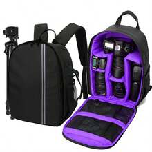 轻便单反相机包，户外紧凑型双肩带数码相机背包 - 彩色 - 查看 5