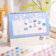 3D Creative Space Food Cartoon Round Relief Stickers Scrapbooking Diy Journal Cute Stationery Sticker - Color - View 9