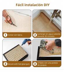 TendenciaRollo Tejido Ratan Mimbre Bejuco Sintético Exterior HogarCalidad premium - musa - Ver 11