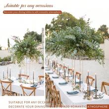 Showgeous 8 Pack Polyester Tablecloth For 182.88cm Rectangle Tables 152.4 X 259.08 Cm Rectangular Fabric Table Clothes Washable Table Covers For Wedding Banquet Restaurant Buffet Parties Camping, - White - View 6