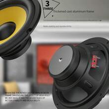 4-Inch Car Speaker, Mid-Bass Loudspeaker, High Volume Car Speaker, KTV Subwoofer Speaker, DIY Subwoofer Speaker