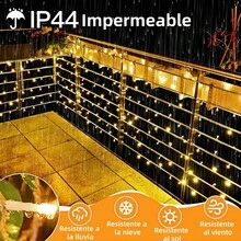 TendenciaCortina De Luces Led 300 Leds Luz Cálida 20m Navidad Color CálidoCalidad premium - 1 - Ver 4