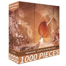 1000片创意成人拼图，厚实耐用无缝DIY拼图，趣味高品质家庭挑战无框拼图，适合作为生日礼物、复活节礼物、家居装饰、客厅装饰、办公室装饰、情人节礼物、玩具 - 彩色 - 查看 8