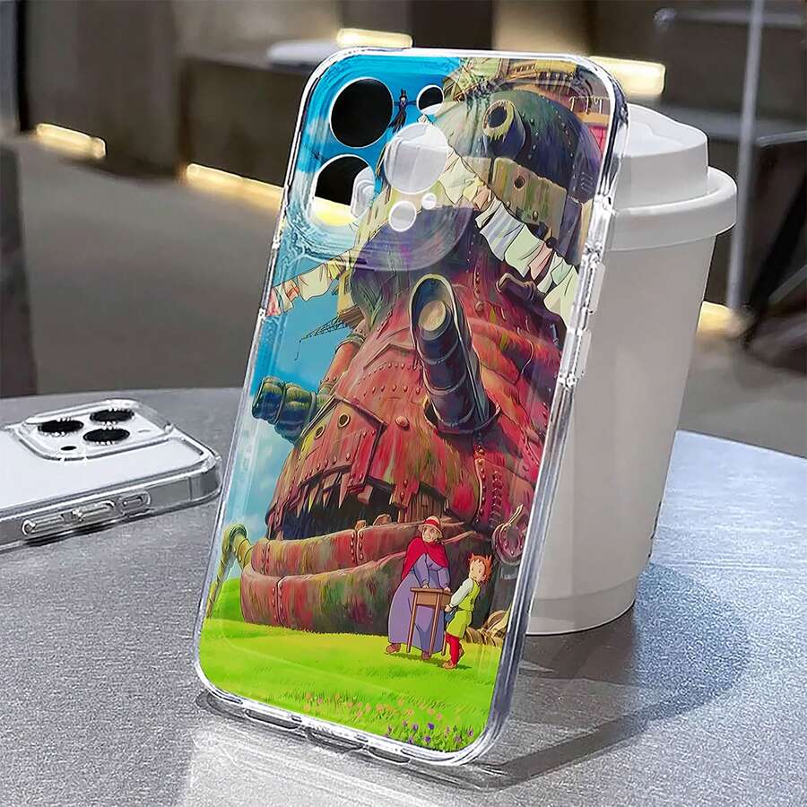 Póster de El Castillo Ambulante. Esta elegante funda es compatible con los modelos 16, 15, 14 Pro Max, 13, 12, 11, XR y XS Plus. Fabricada en silicona TPU, ofrece protección contra golpes y caídas, además de una sensación superior. Es un regalo ideal para familiares, amigos y seres queridos, y una opción perfecta para Navidad.fundas para ,accesorios para celular,fundas para celular,funda 13,fundas ,fundas para 13,funda 16,funda 17 pro max, 17 pro max,funda 15,funda 17,funda ,fundas para 16,fundas 15,funda 14,fundas 17 pro max,protector para ,fundas 11,fundas 12,funda 17 pro,fundas 13,,case 17 pro max,fundas para 11,fundas para 12,El castillo ambulante,,navidad,fundas navideñas ,funda navideña - transparente - Ver 1