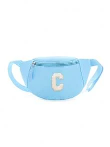 儿童腰包，春夏新款简约百搭腰包，男女童休闲运动胸包，DIY贴纸包，迷你胸包，可爱收纳包，女孩钱包，旅行包，斜挎包 - 彩色 - 查看 20