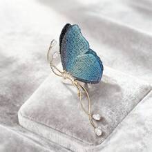 1 Stück Schmetterling Lässig Vintage Elegant Zinklegierung Bestickter vielseitiger Geschenkartikel für Date, Geburtstag, Jahrestag, Hochzeitsfeier, Accessoire für alle Jahreszeiten - Bestickte Schmetterlingsbrosche - Übersicht 8